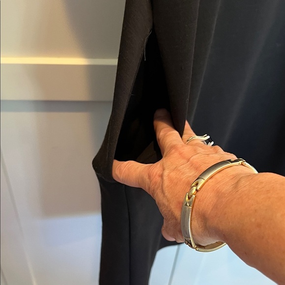 Magaschoni Magaschoni Black Hooded Coverup/Dress Black Midi Size M - Picture 6 of 6